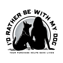 I D Rather Be With My Dog Logo